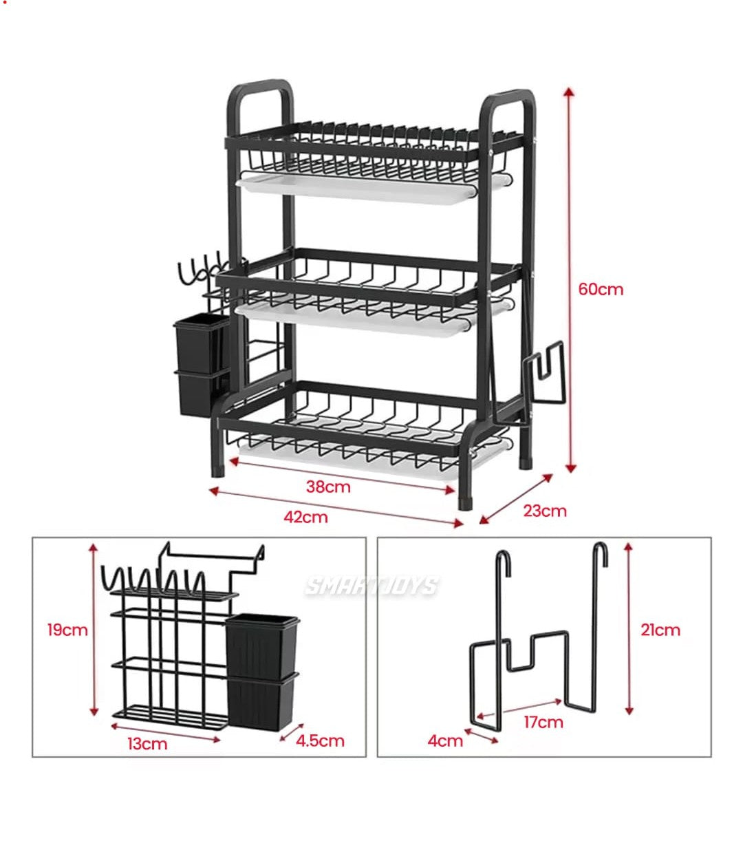 ESCURRIDOR PREMIIUM DE 3 NIVELES | AHORRA ESPACIO CON ELEGANCIA